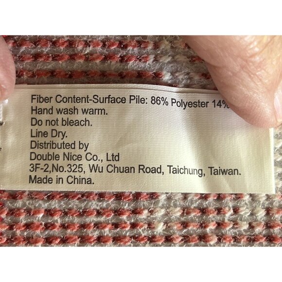 Red & White Snowflake Pattern Holiday Table Runner Set of 2 - 29" x 10" each - Picture 5 of 5